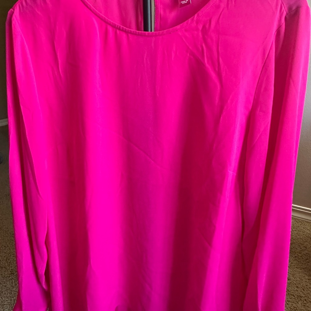 Vince Camuto Bright Pink Blouse